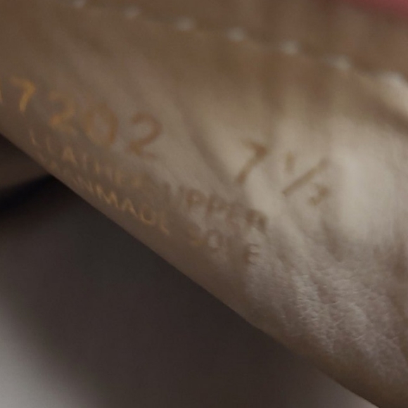 Sophia Milano womens size 7.5  Tan Leather Sling back Sandal made I. ITALY - Picture 5 of 11